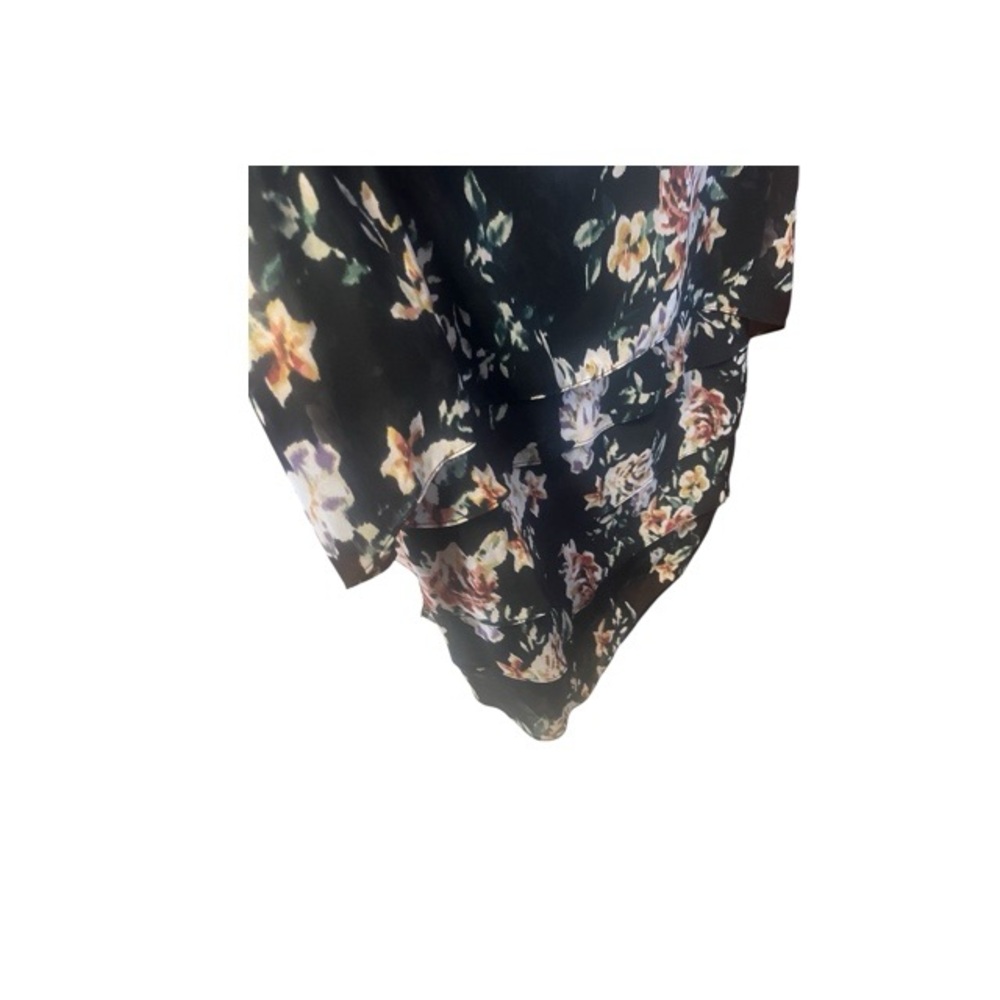 Evans Printed Overlay Shift Dress View 4